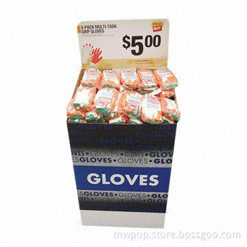 Cardboard Dump Bin Display, Strong Eco-friendly Paper/Printing/Pre-fill Item Before Deliver to Store
